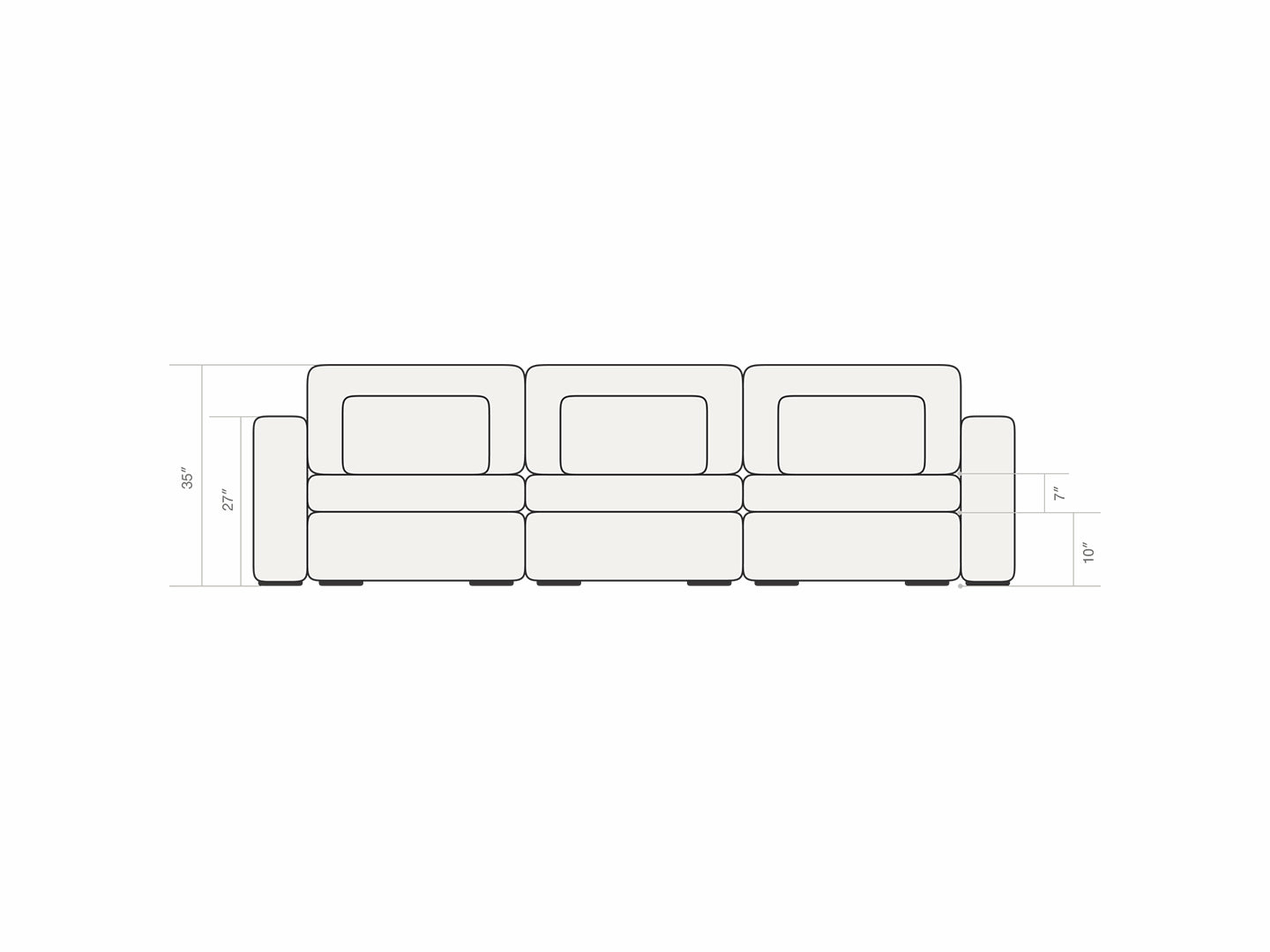 Three Seater Sofa 4.0