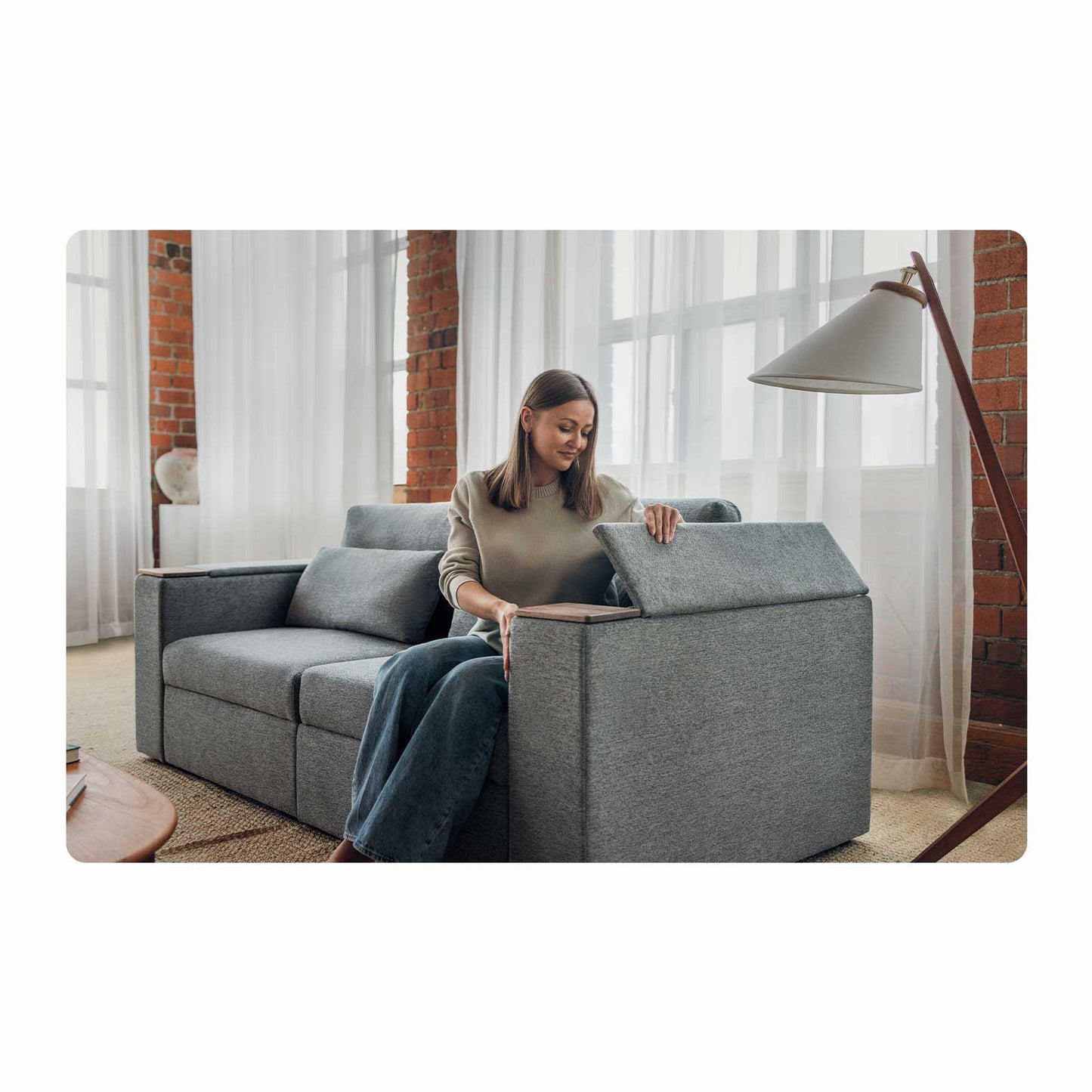 Three Seater - With 2 ottomans
