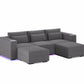 Three Seater - With 2 ottomans 4.0