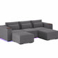 Three Seater - With 2 ottomans 4.0