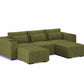 Three Seater - With 2 ottomans 4.0
