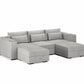 Three Seater - With 2 ottomans 4.0