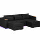 Three Seater - With 2 ottomans 4.0