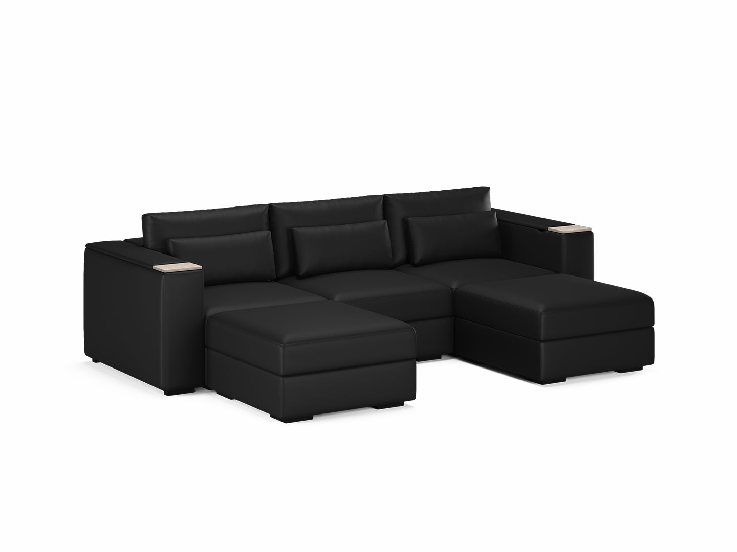 Three Seater - With 2 ottomans 4.0