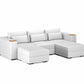 Three Seater - With 2 ottomans 4.0
