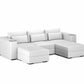 Three Seater - With 2 ottomans 4.0