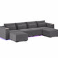 Four Seater - With 2 ottomans 4.0