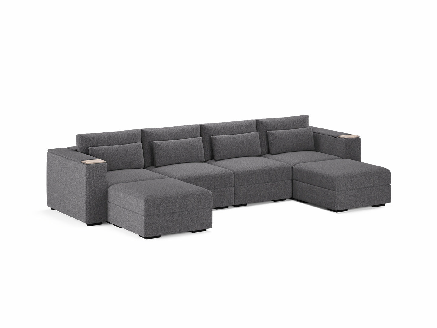 Four Seater - With 2 ottomans 4.0