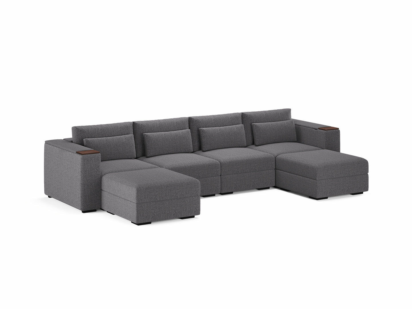 Four Seater - With 2 ottomans 4.0