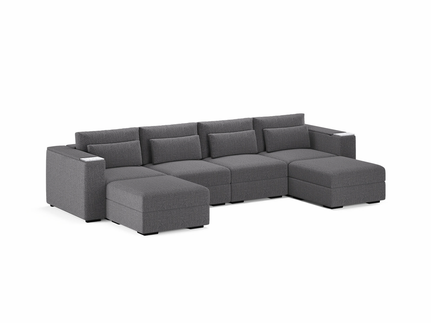 Four Seater - With 2 ottomans 4.0