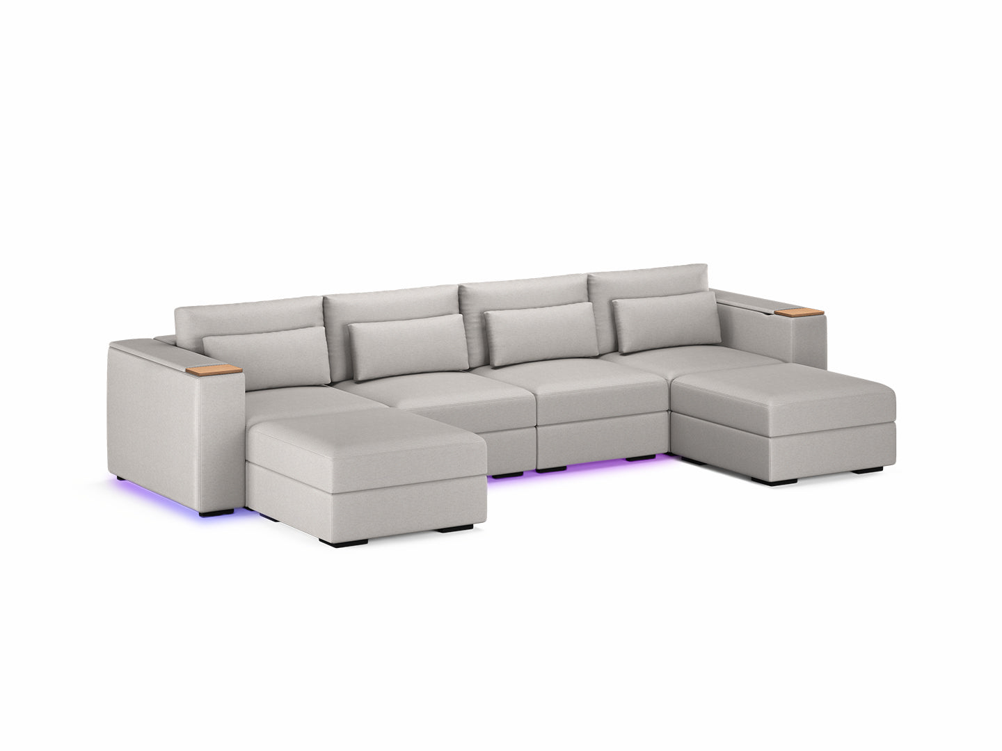Four Seater - With 2 ottomans 4.0