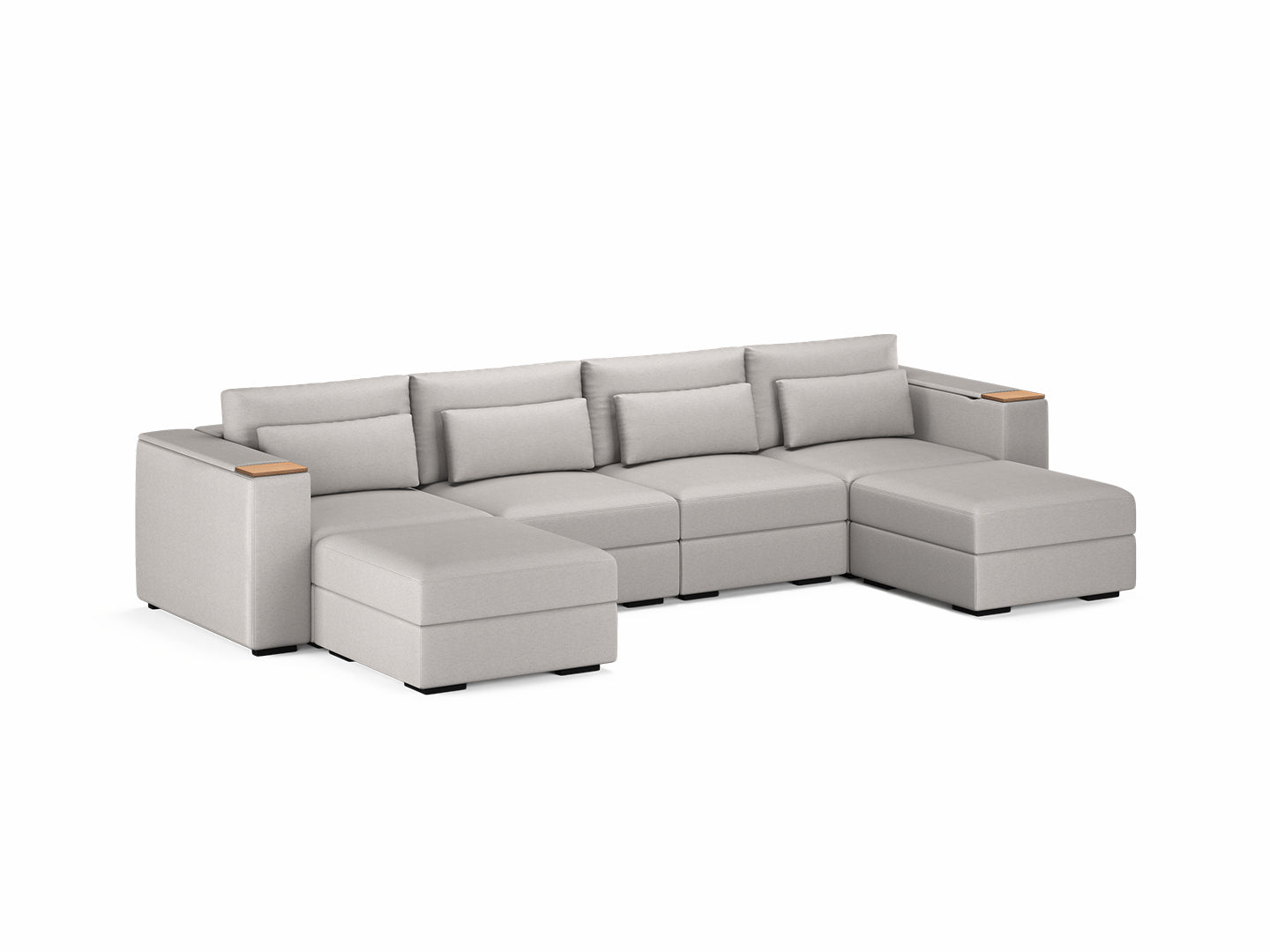 Four Seater - With 2 ottomans 4.0
