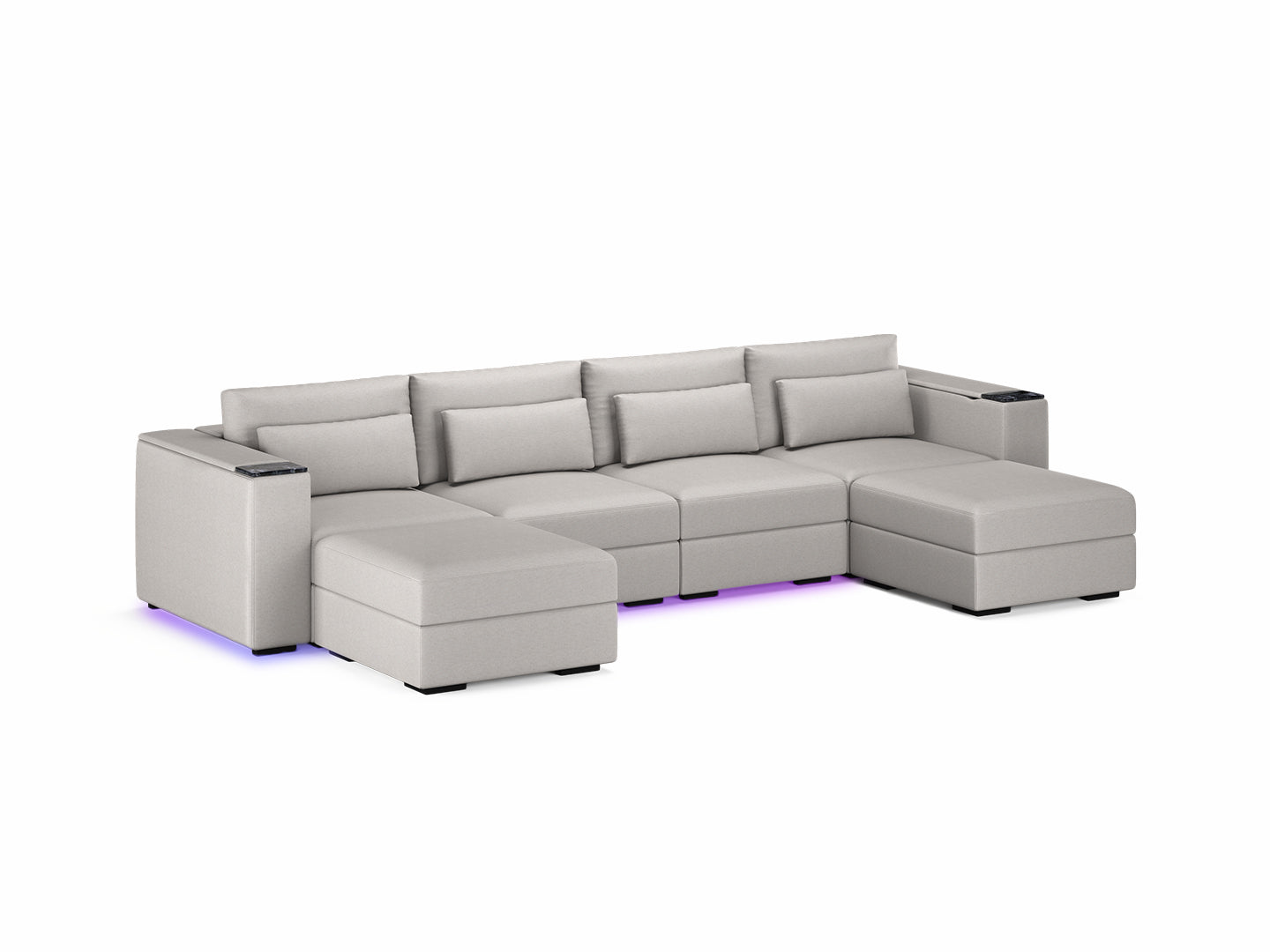 Four Seater - With 2 ottomans 4.0