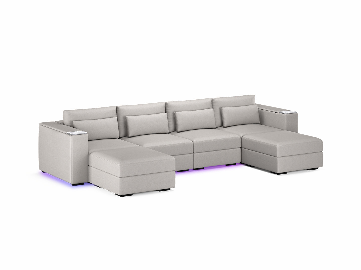 Four Seater - With 2 ottomans 4.0