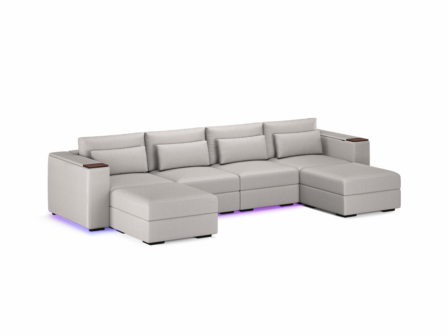 Four Seater - With 2 ottomans 4.0