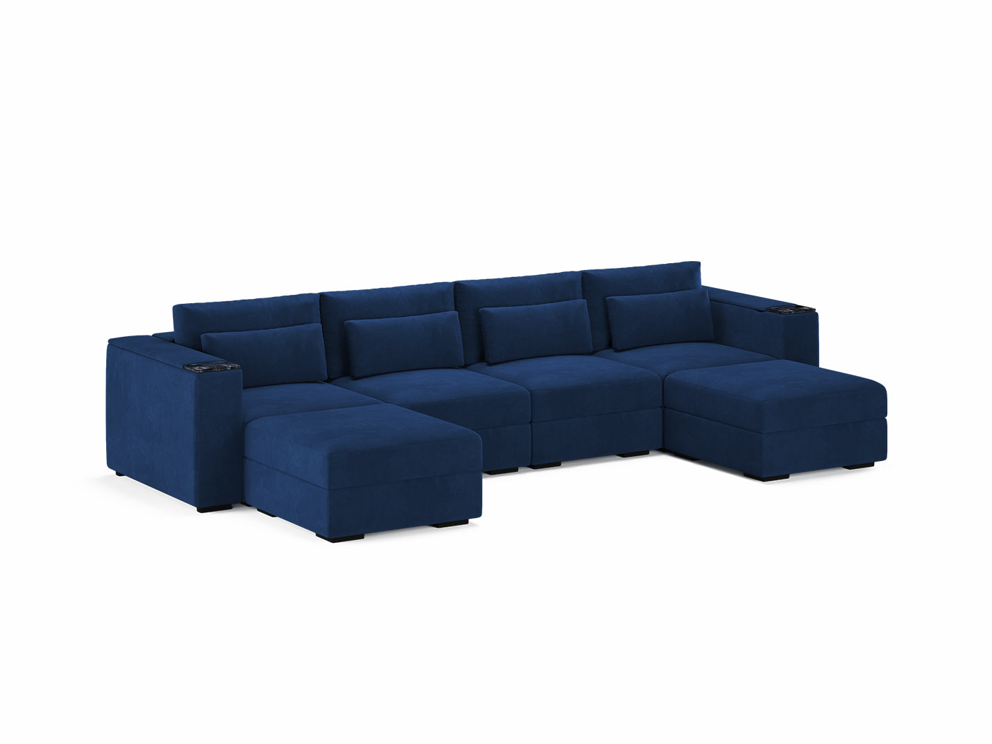 Four Seater - With 2 ottomans 4.0