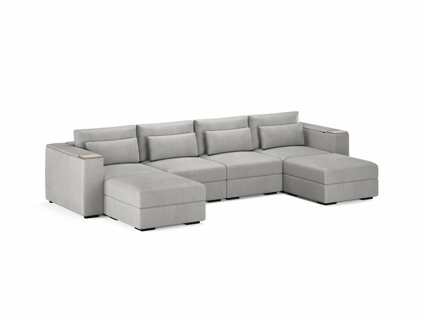 Four Seater - With 2 ottomans 4.0
