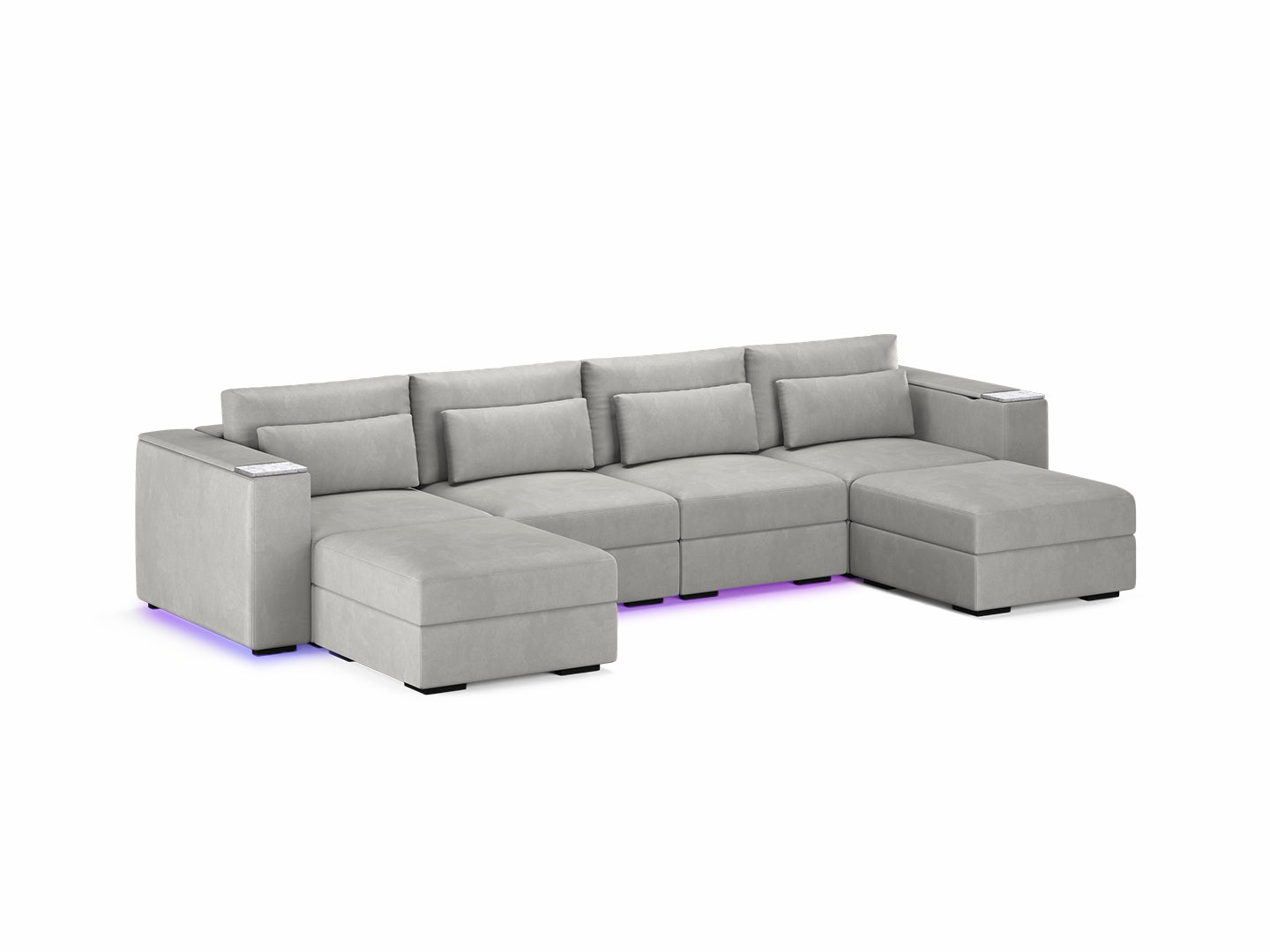 Four Seater - With 2 ottomans 4.0