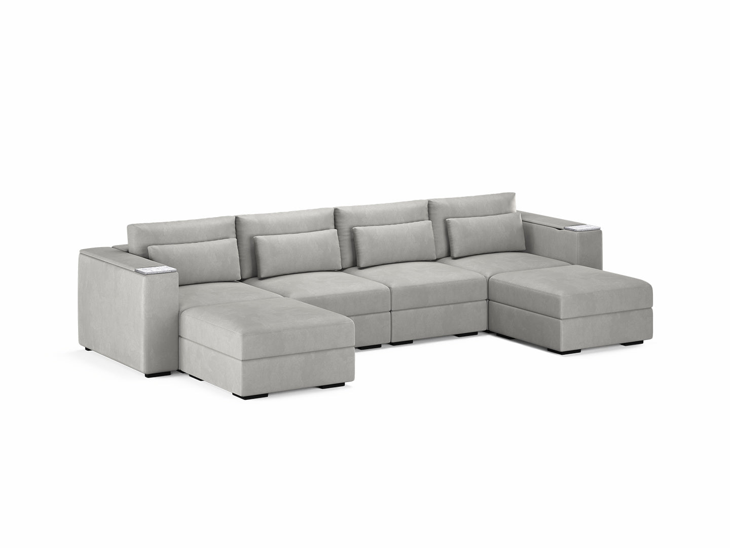 Four Seater - With 2 ottomans 4.0