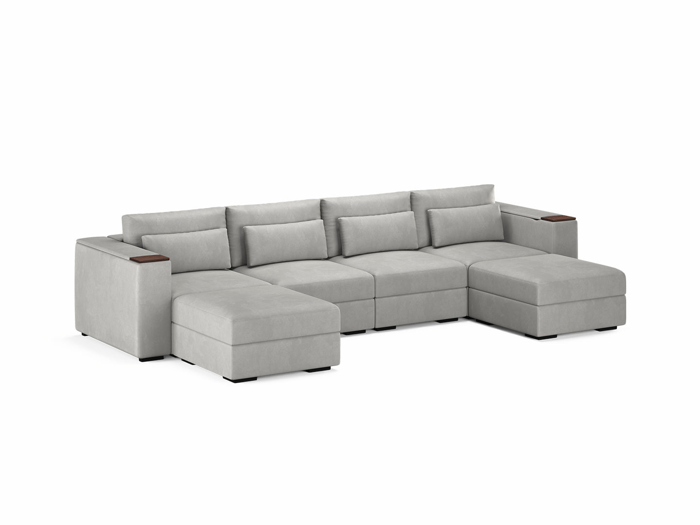Four Seater - With 2 ottomans 4.0