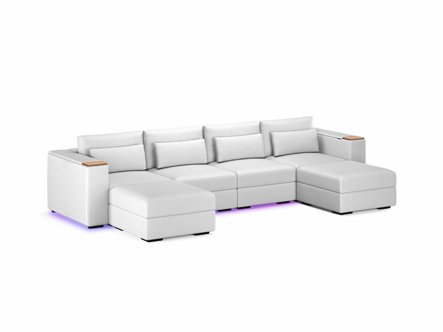 Four Seater - With 2 ottomans 4.0