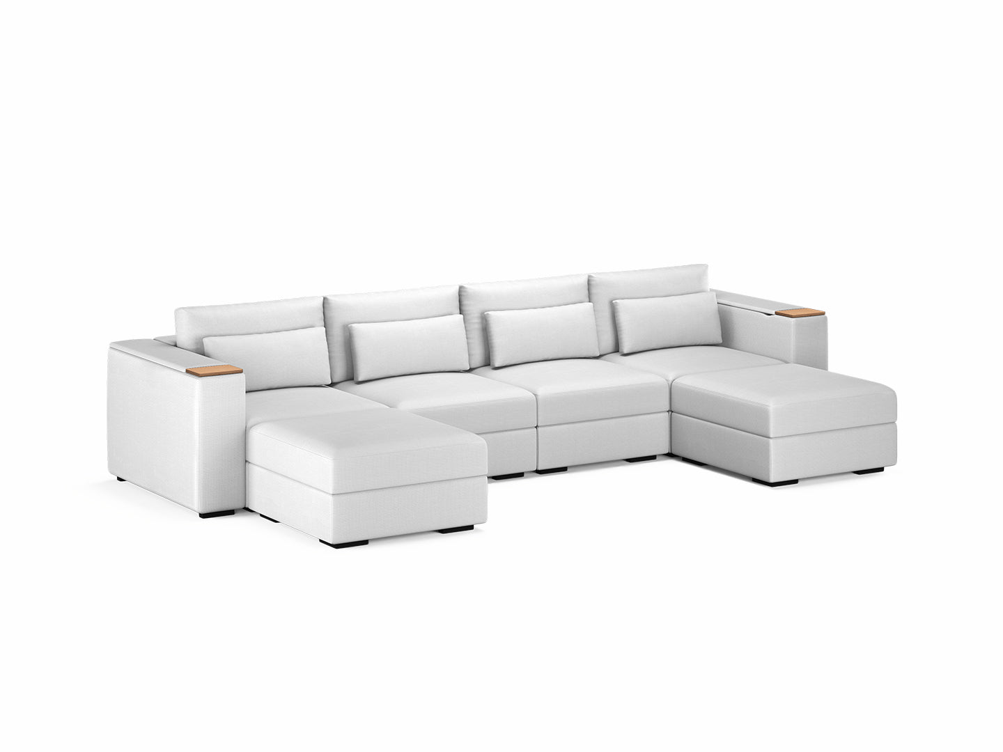 Four Seater - With 2 ottomans 4.0