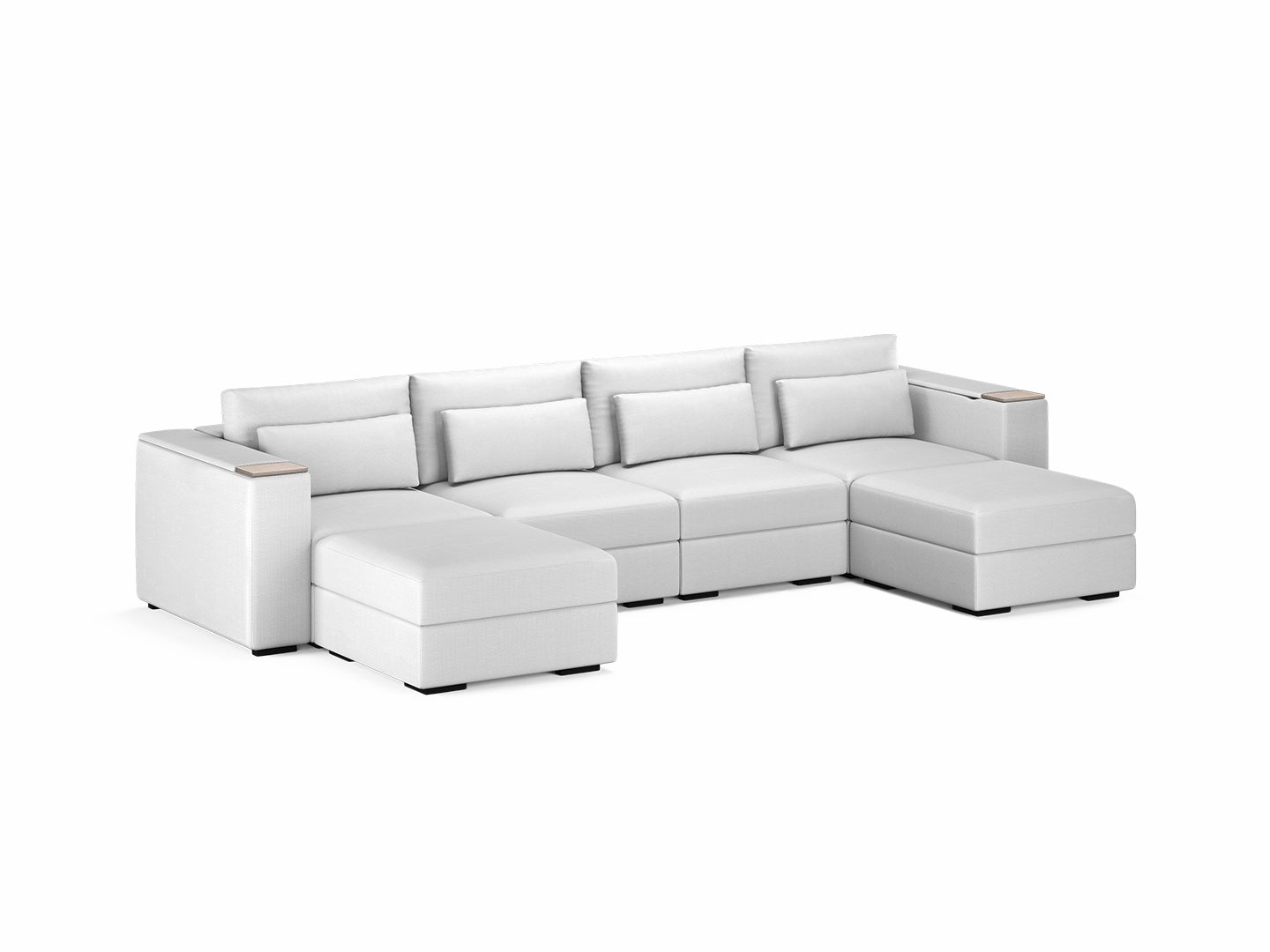 Four Seater - With 2 ottomans 4.0