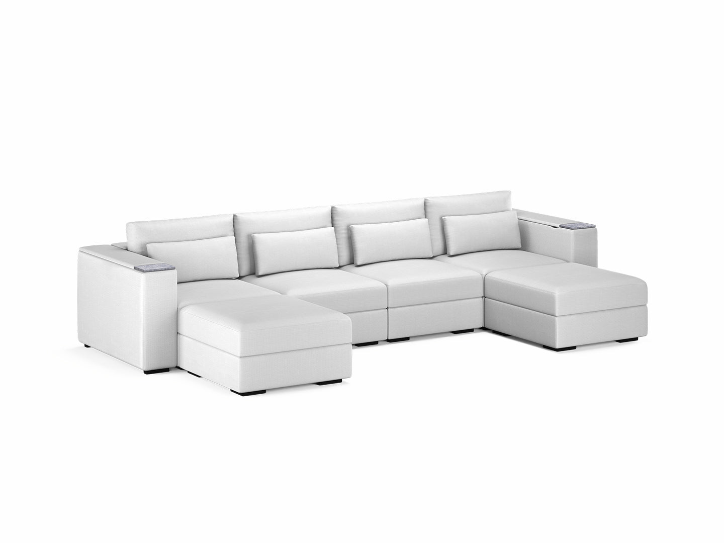 Four Seater - With 2 ottomans 4.0