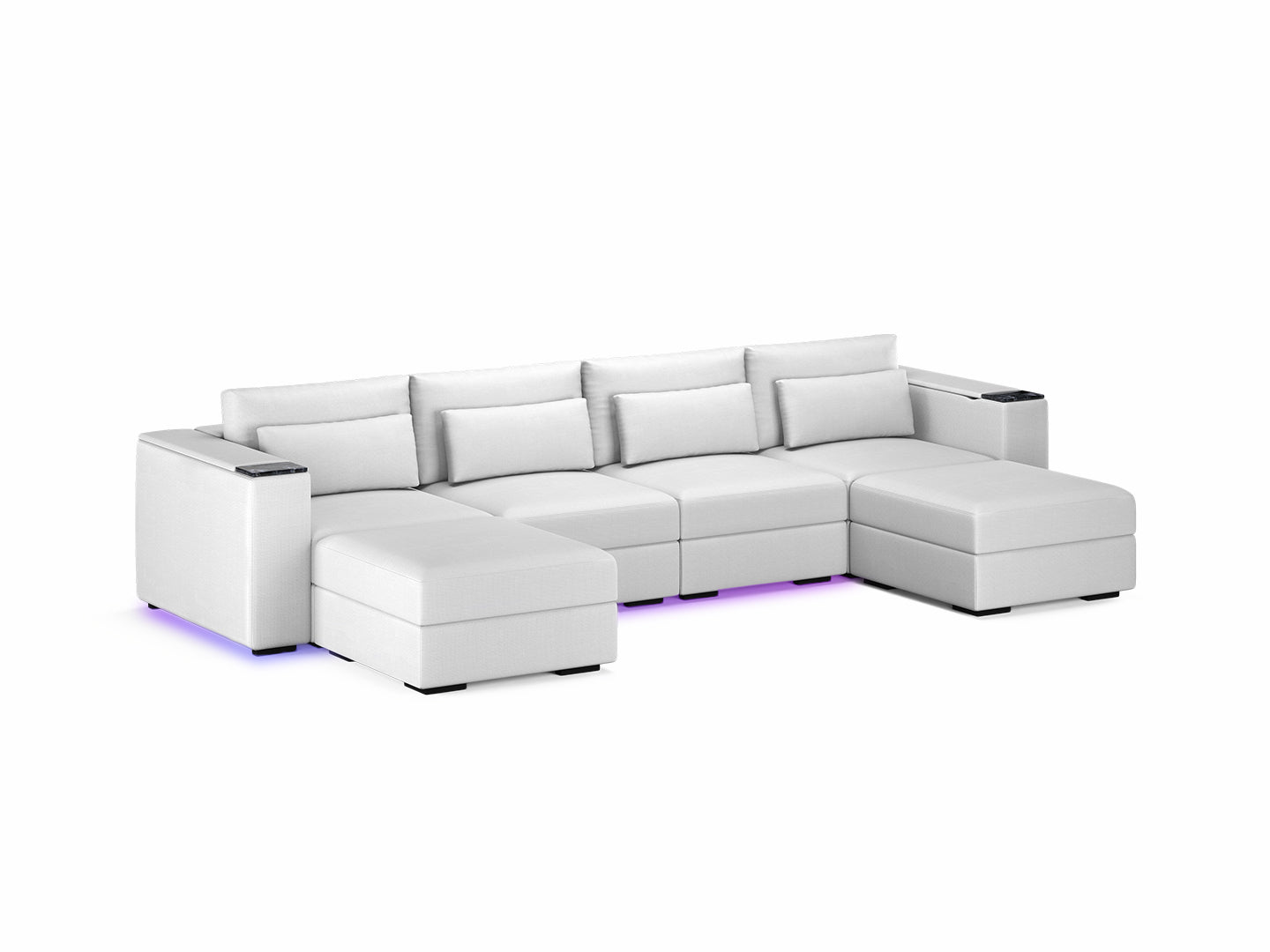 Four Seater - With 2 ottomans 4.0