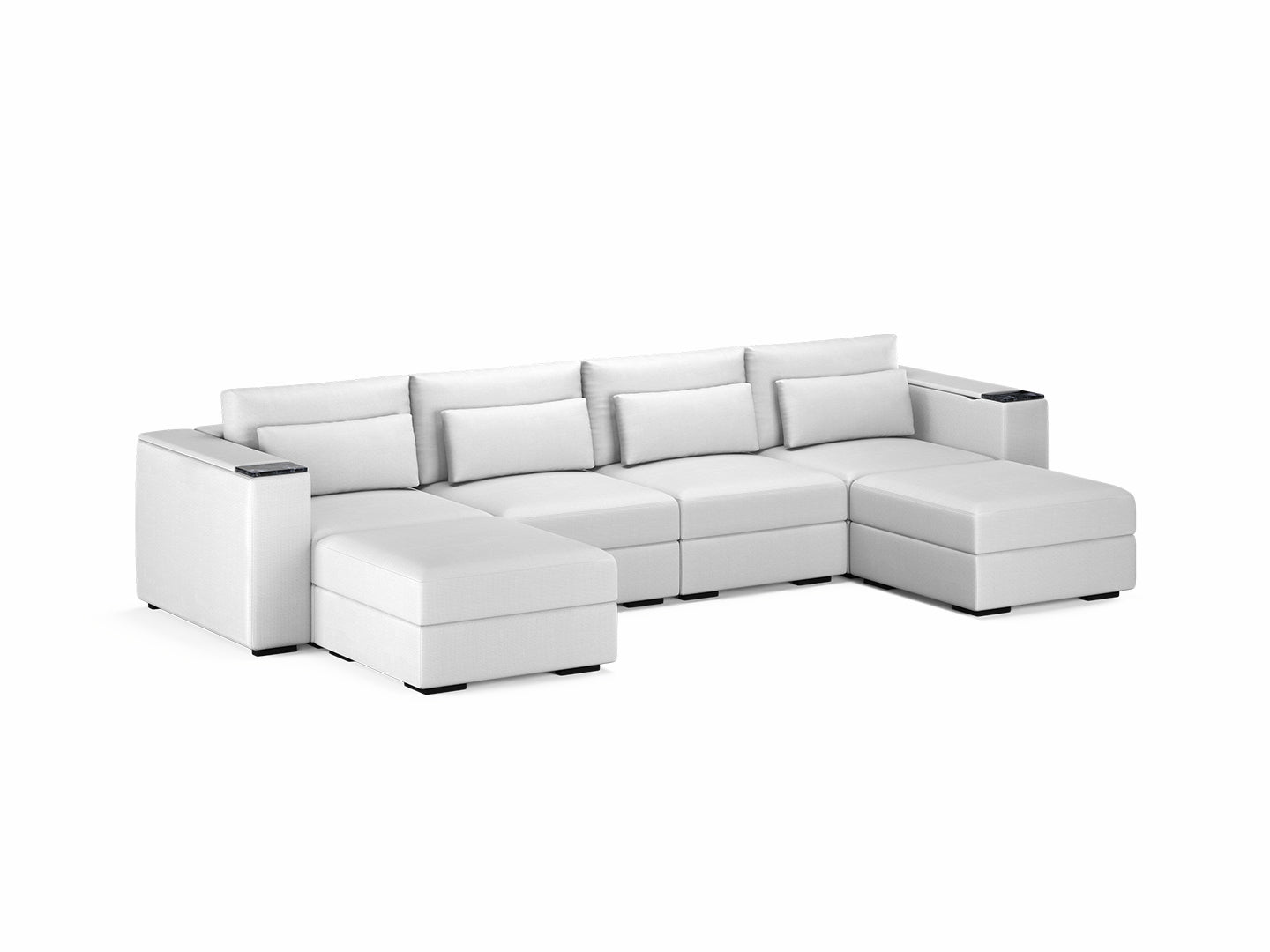 Four Seater - With 2 ottomans 4.0