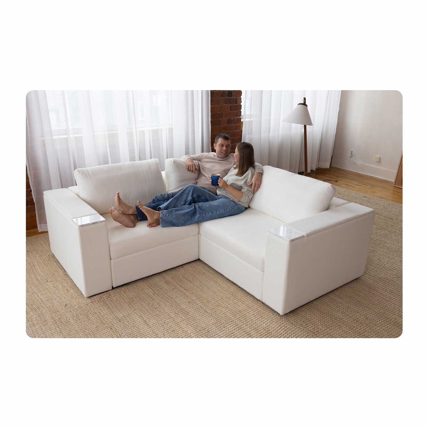 Three Seater - With corner seat