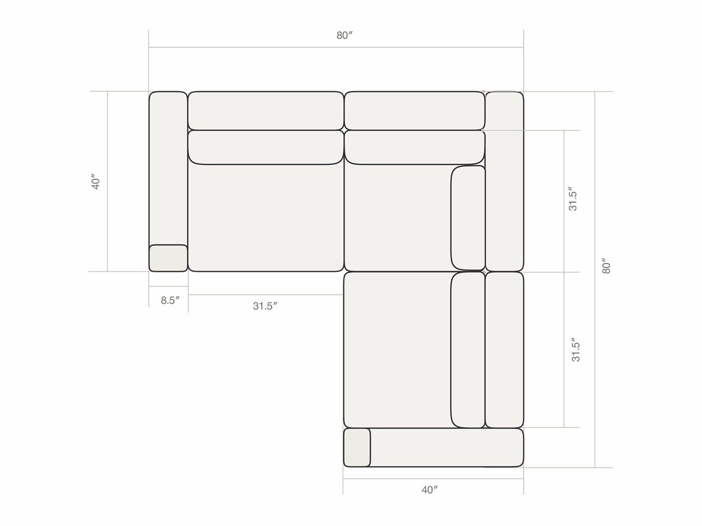 Two Seater - With Corner Seat 4.0