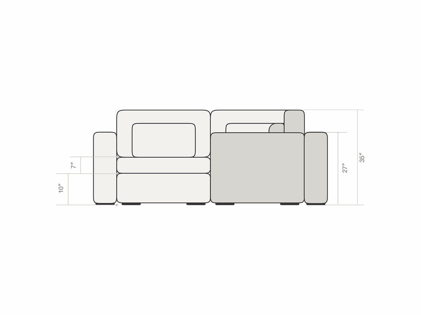 Two Seater - With Corner Seat 4.0