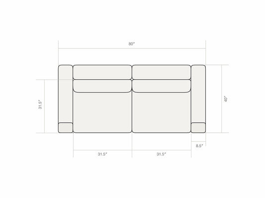 Two Seater Sofa 4.0