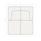 Two Seater Flow Sofa Bed
