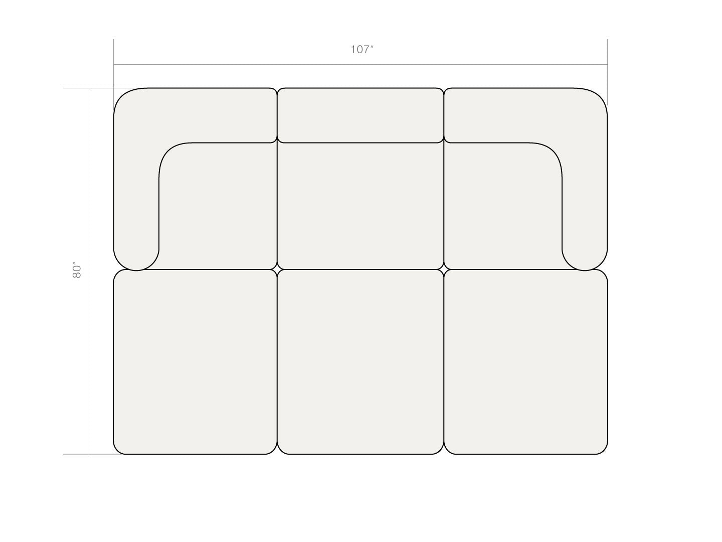 Three Seater Flow Sofa Bed