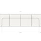 Four Seater Flow Sofa Bed