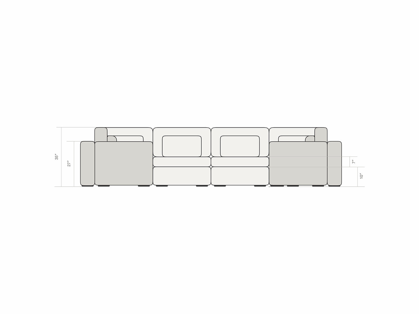 Four Seater - U shape 4.0