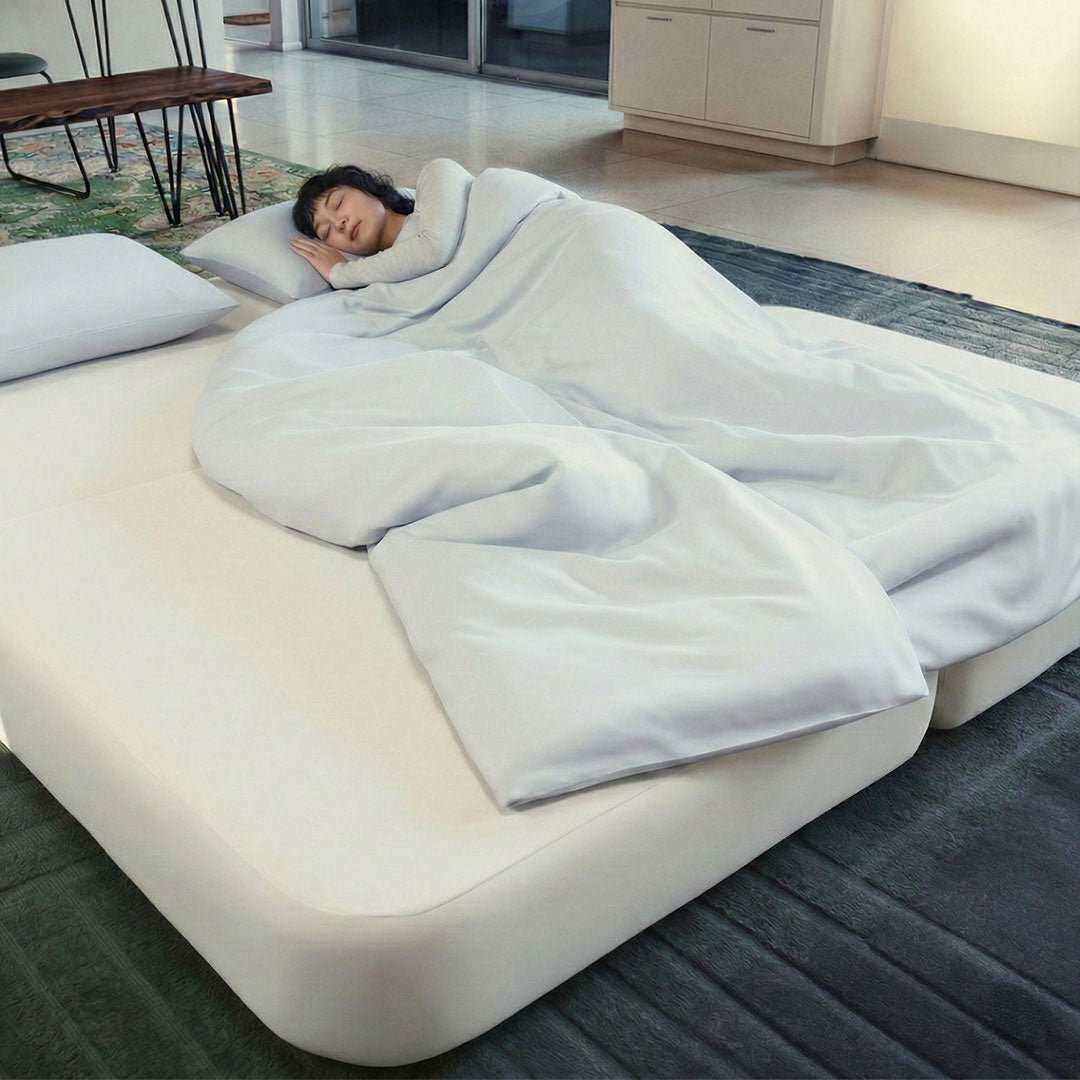 Queen-sized bed