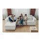 Three Seater - With ottoman