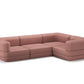 Coral Rezy Flow three-seater sofa bed sectional, left chaise configuration