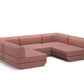 Coral Rezy Flow three-seater sofa bed sectional, u shape configuration